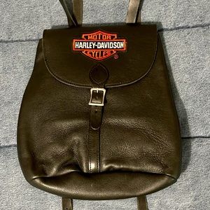 Harley Davidson Genuine Leather Back Pack